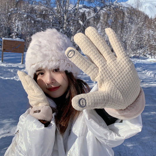 Winter Women's Thick Warm Touch Screen Gloves - globaltradeleader