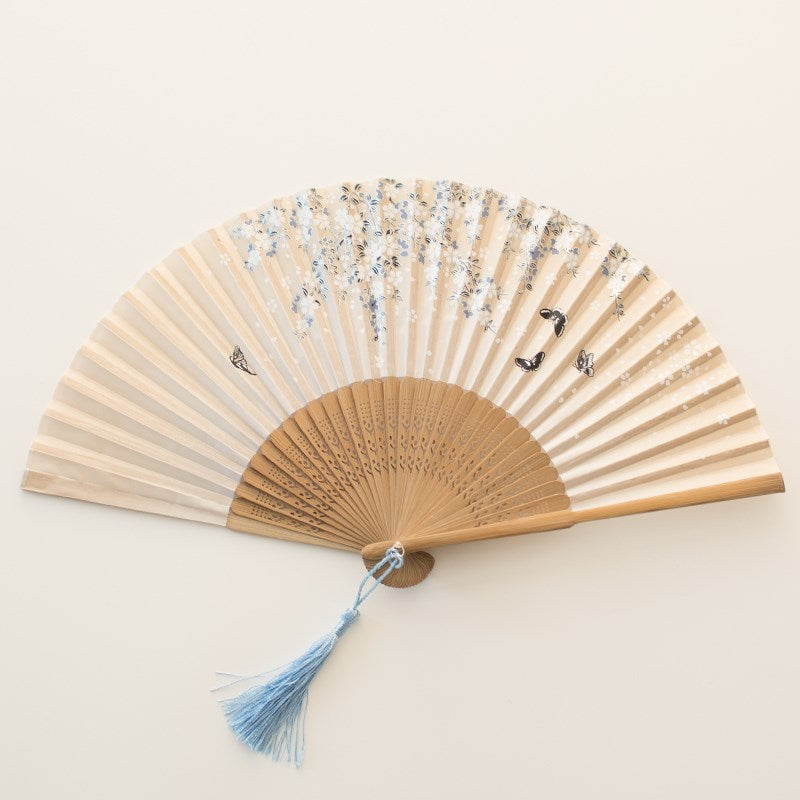 Folding Fan Bamboo Ancient Style Han Chinese Clothing Chinese Style Small Fan