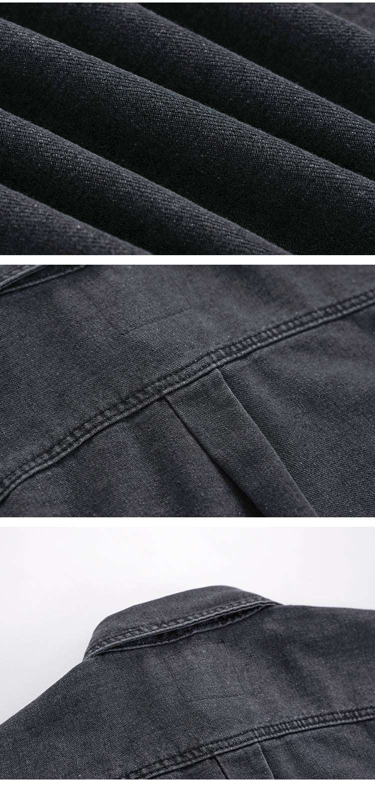 Men's Autumn Loose Washed Denim Shirt Jacket