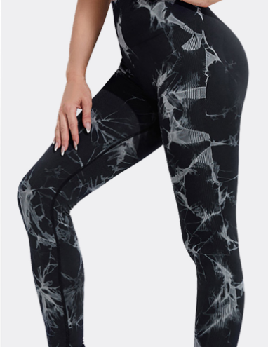 Seamless Tie Dye Leggings Women Yoga Pants Push Up Sport Fitness Running Gym Leggings - globaltradeleader