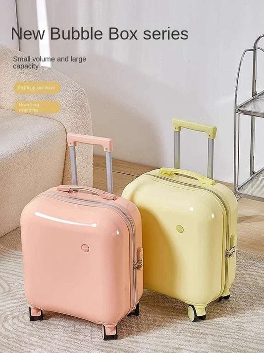 Mini Cute Suitcase Ladies Small Lightweight Luggage Boardable Trolley Case Universal Silent Wheel Suitcase For Children - globaltradeleader