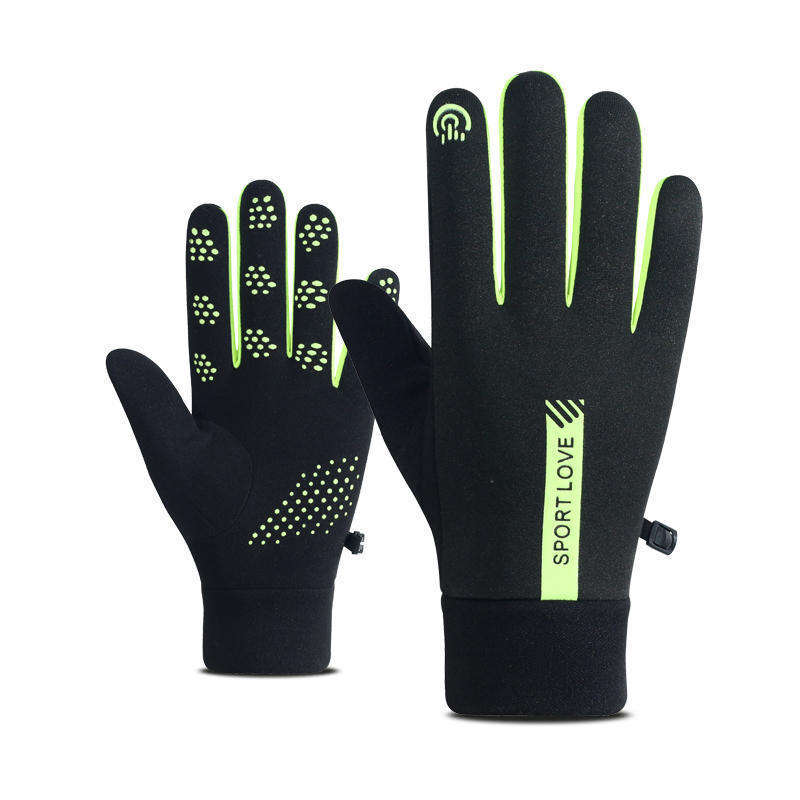 Winter Windproof And Cold Resistant Velvet Warm Touch Screen Anti Slip Gloves - globaltradeleader