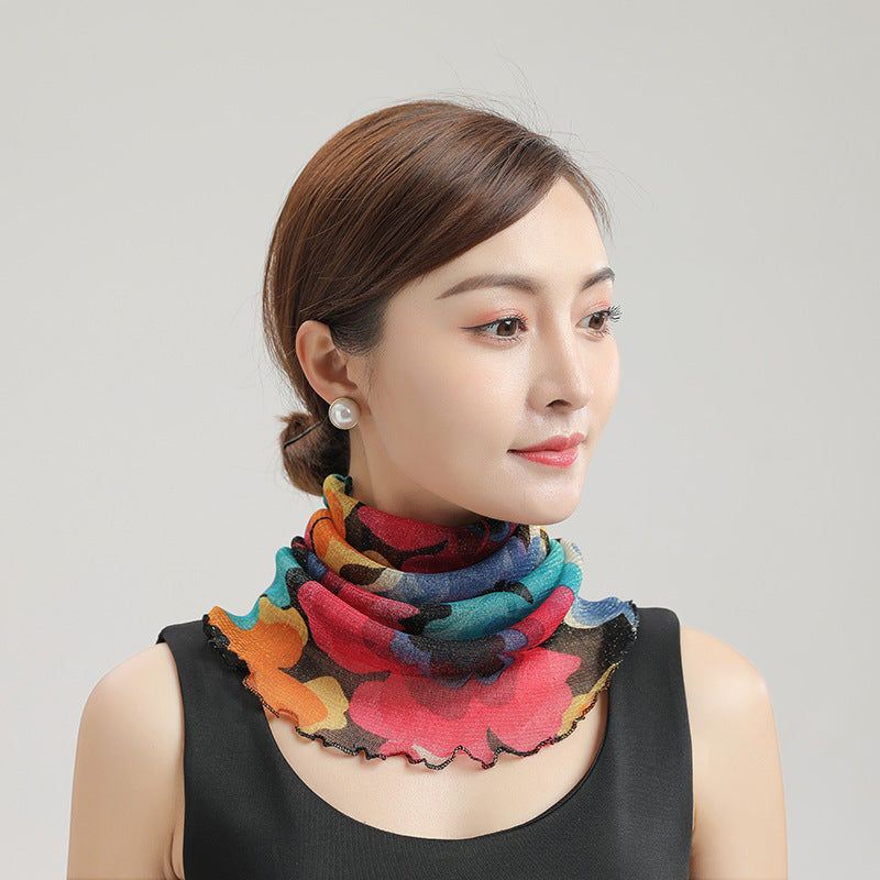 Women's UV Protection Neck Protection Scarf