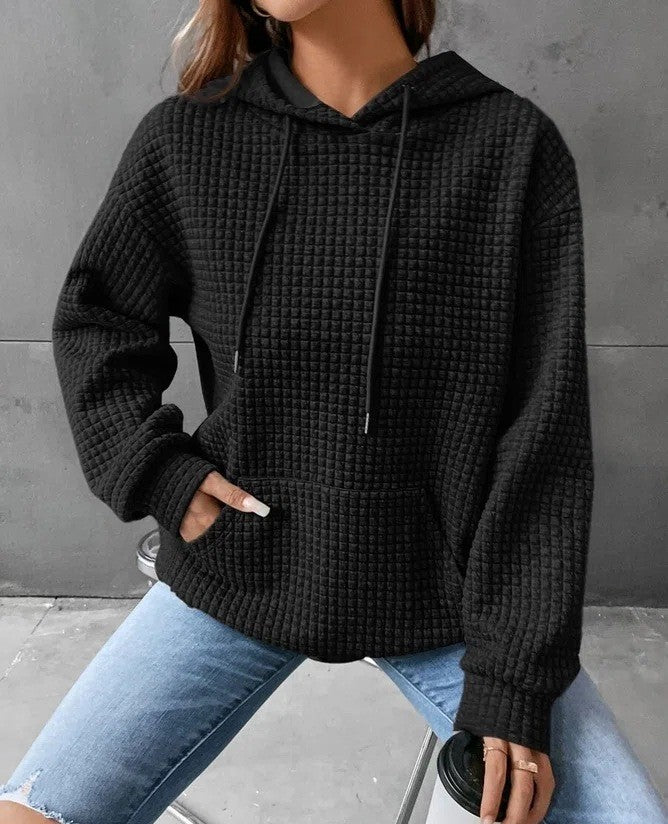 Women's Loose Casual Solid Color Long-sleeved Sweater - globaltradeleader