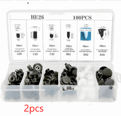 Bag 100PCS Auto Buckle Domestic Trade And Foreign Trade Combination Set Nylon Clip