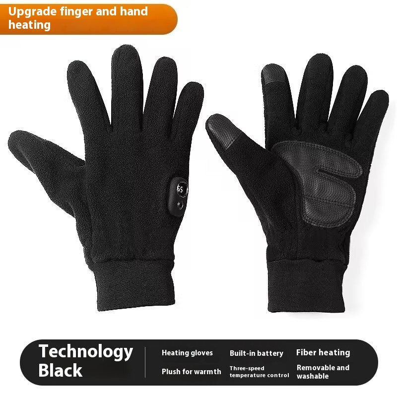 Winter Warm Thick Windproof Electric Heating Gloves - globaltradeleader