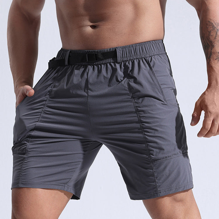 Athletic Shorts For Men With Pockets And Elastic Waistband Cargo Shorts - globaltradeleader