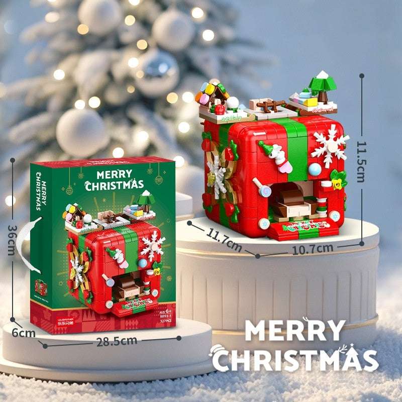 Christmas Organ Box Christmas Tree Music Box Creative Building Blocks Toys - globaltradeleader