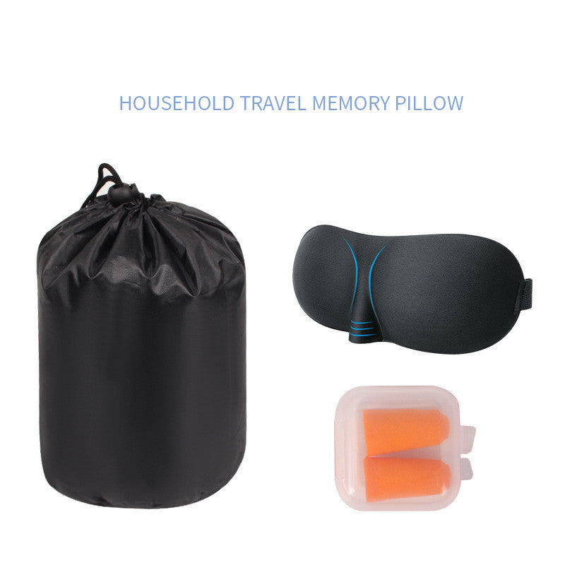 Storage Travel U-shaped Pillow Three-piece Set