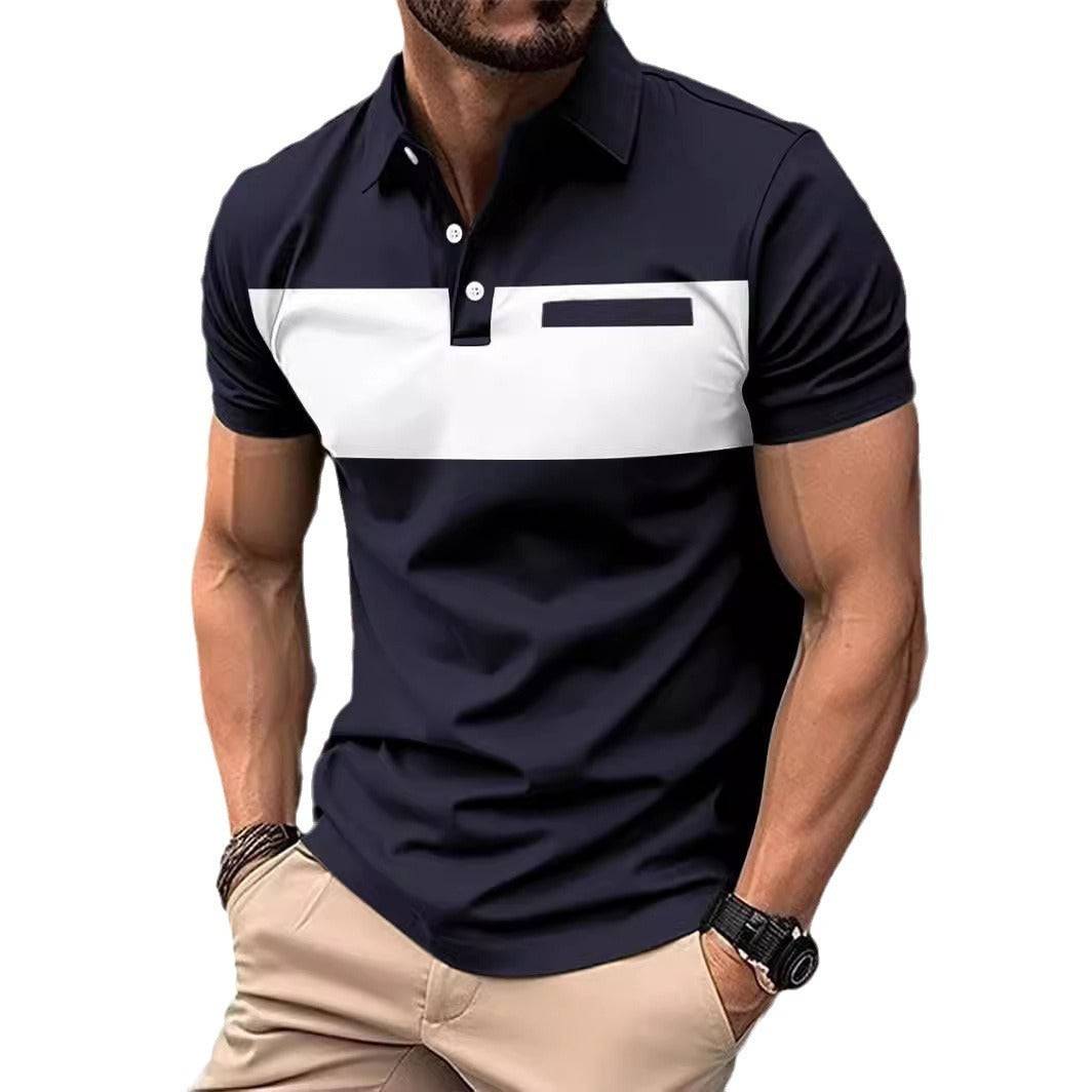 Men's Short Sleeve Polo Shirt Casual Polo Shirt Men's Polo Shirt - globaltradeleader