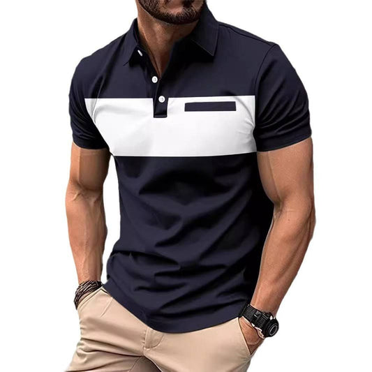 Men's Short Sleeve Polo Shirt Casual Polo Shirt Men's Polo Shirt - globaltradeleader