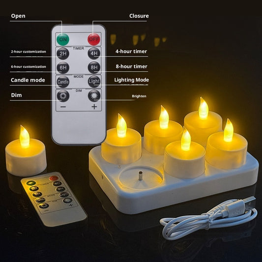 Confession Atmosphere Long Endurance Led Rechargeable Candle Light - globaltradeleader