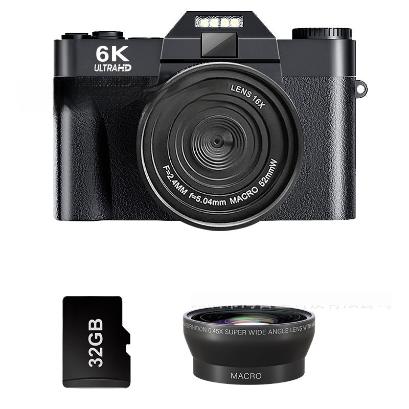 6K HD Digital Camera Mirrorless Camera Retro - globaltradeleader
