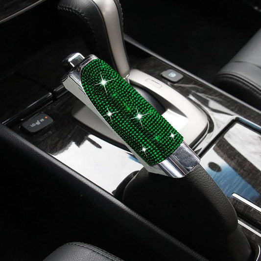Diamond-encrusted Handbrake Set Car Interior Decorative Handle Cover