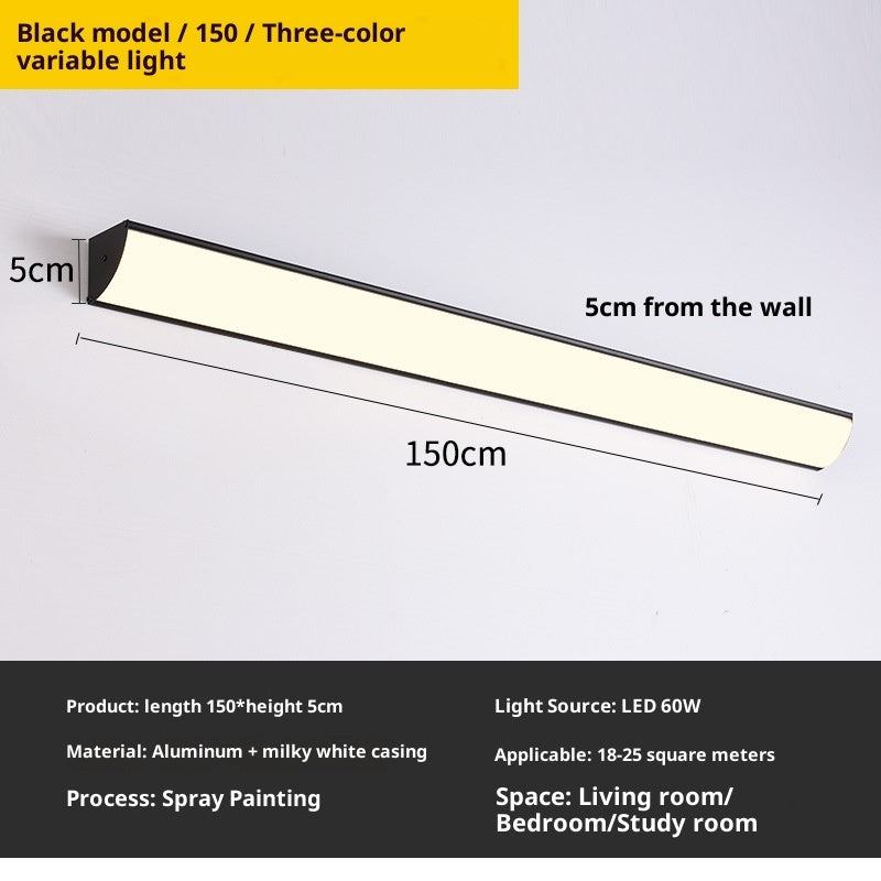 Surface-mounted Outdoor Sensor Light, Waterproof Strip Wall Lamp - globaltradeleader