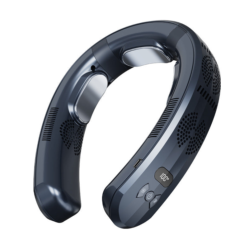 USB Portable Hanging Neck Fan Turbine Semiconductor Three Refrigeration System - globaltradeleader