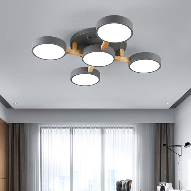 Nordic Bedroom Ceiling Lamps Small Apartment Living Room Simple Modern - globaltradeleader