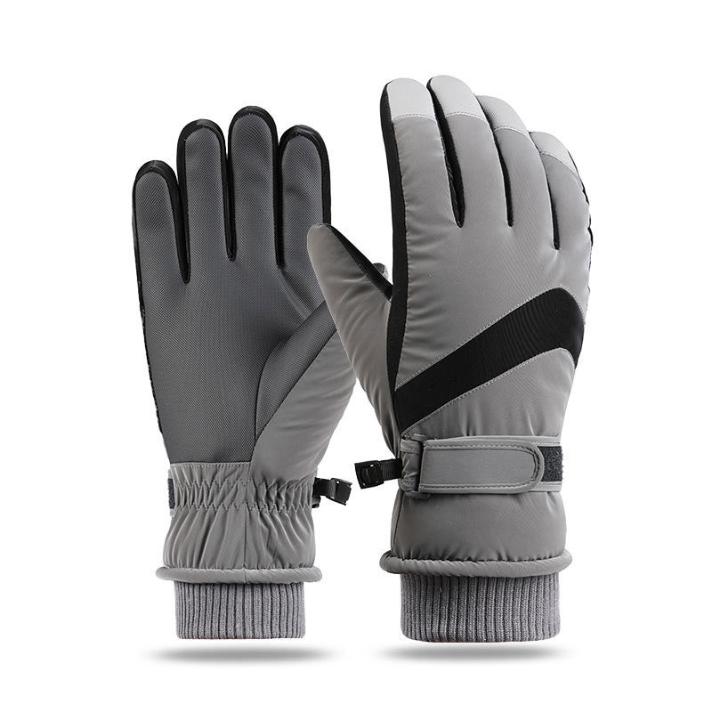 Couple Winter Fleece Thickened Warm And Windproof Gloves - globaltradeleader