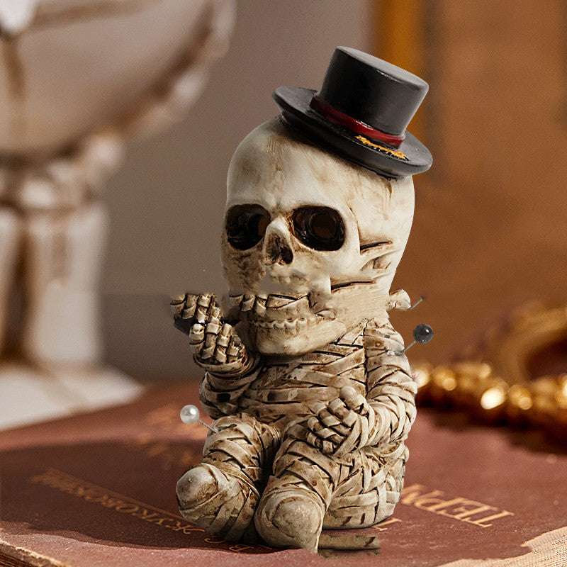 Resin Crafts Halloween Decorations Home Skull Aromatherapy