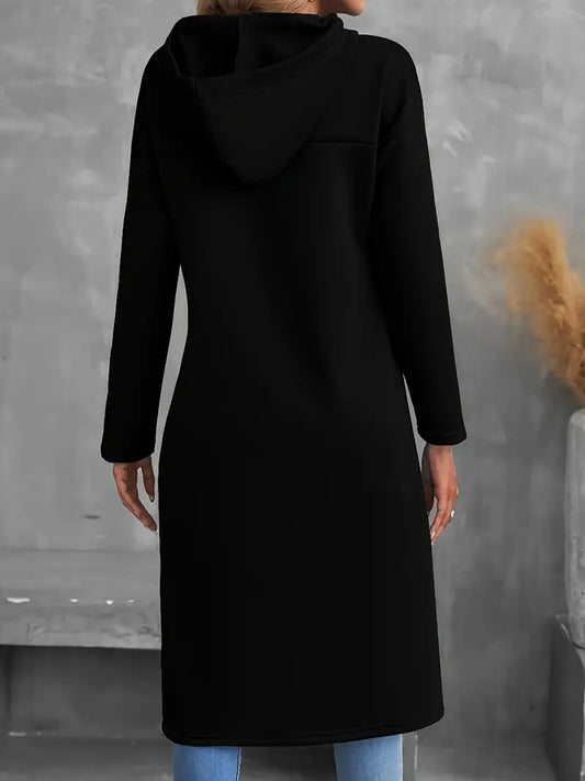 Top  Solid-colored Long-sleeved Top For Ladies - globaltradeleader