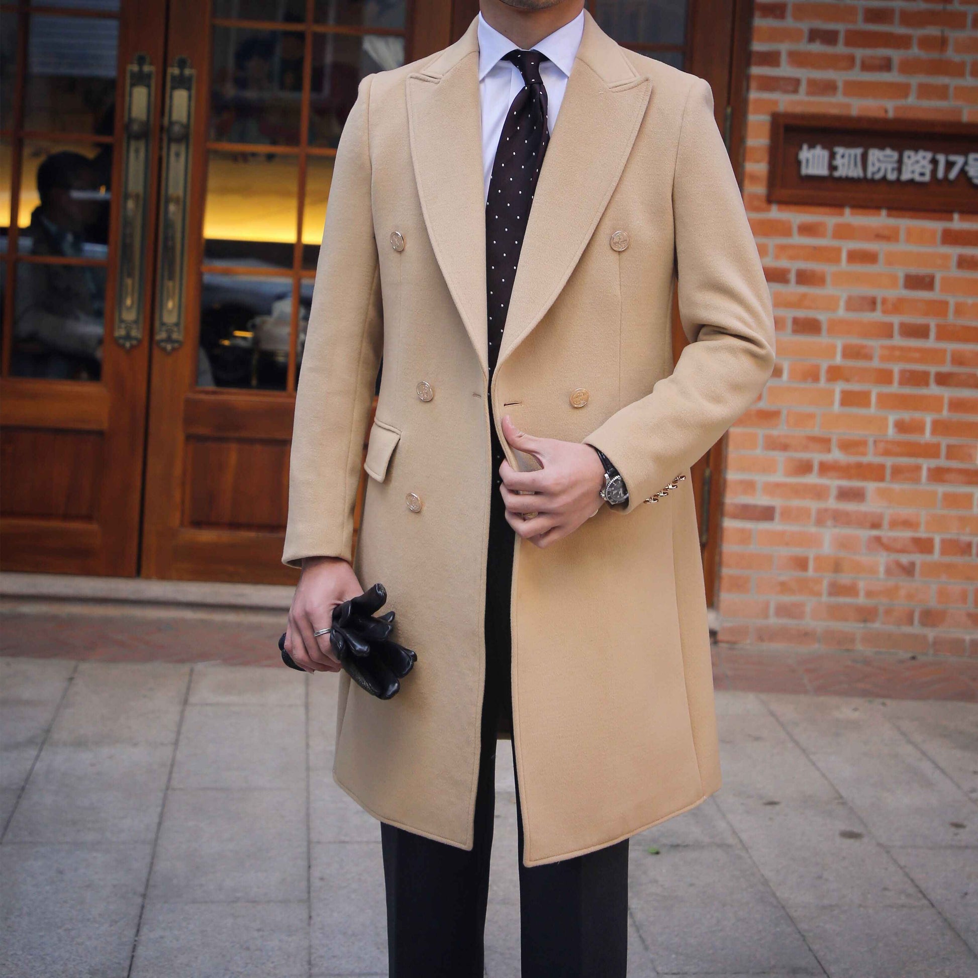 Wool Coat British Slim Fit - globaltradeleader