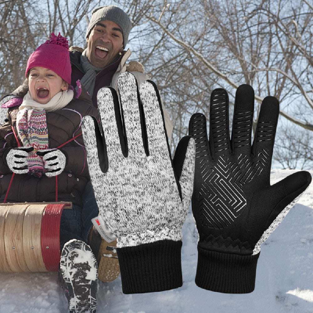 Warm And Cold Resistant Touch Screen Full-length Cycling Gloves In Winter - globaltradeleader