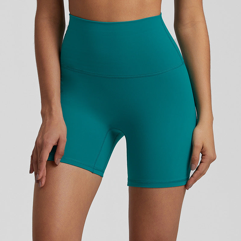 Nude Feel Yoga Quick-drying Breathable Slim Fit Sports Shorts - globaltradeleader
