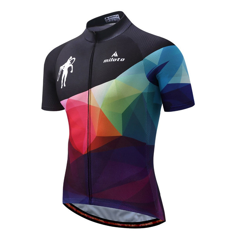 Cycling Wear Mountain Road Bike Wear Short Jacket Breathable And Quick-Drying Summer Short Sleeves