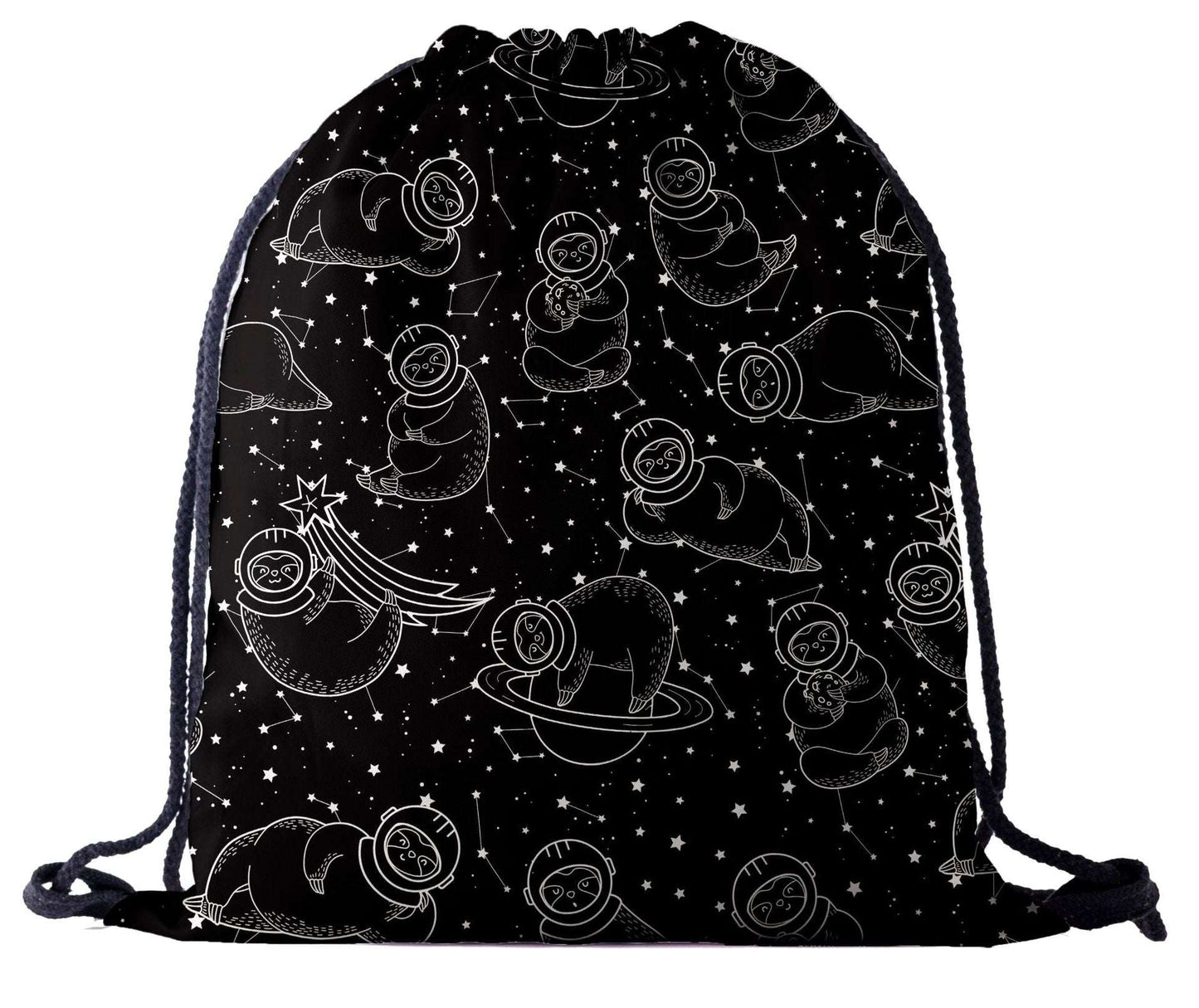 Sloth Series 3d Digital Print Drawstring Pocket Backpack