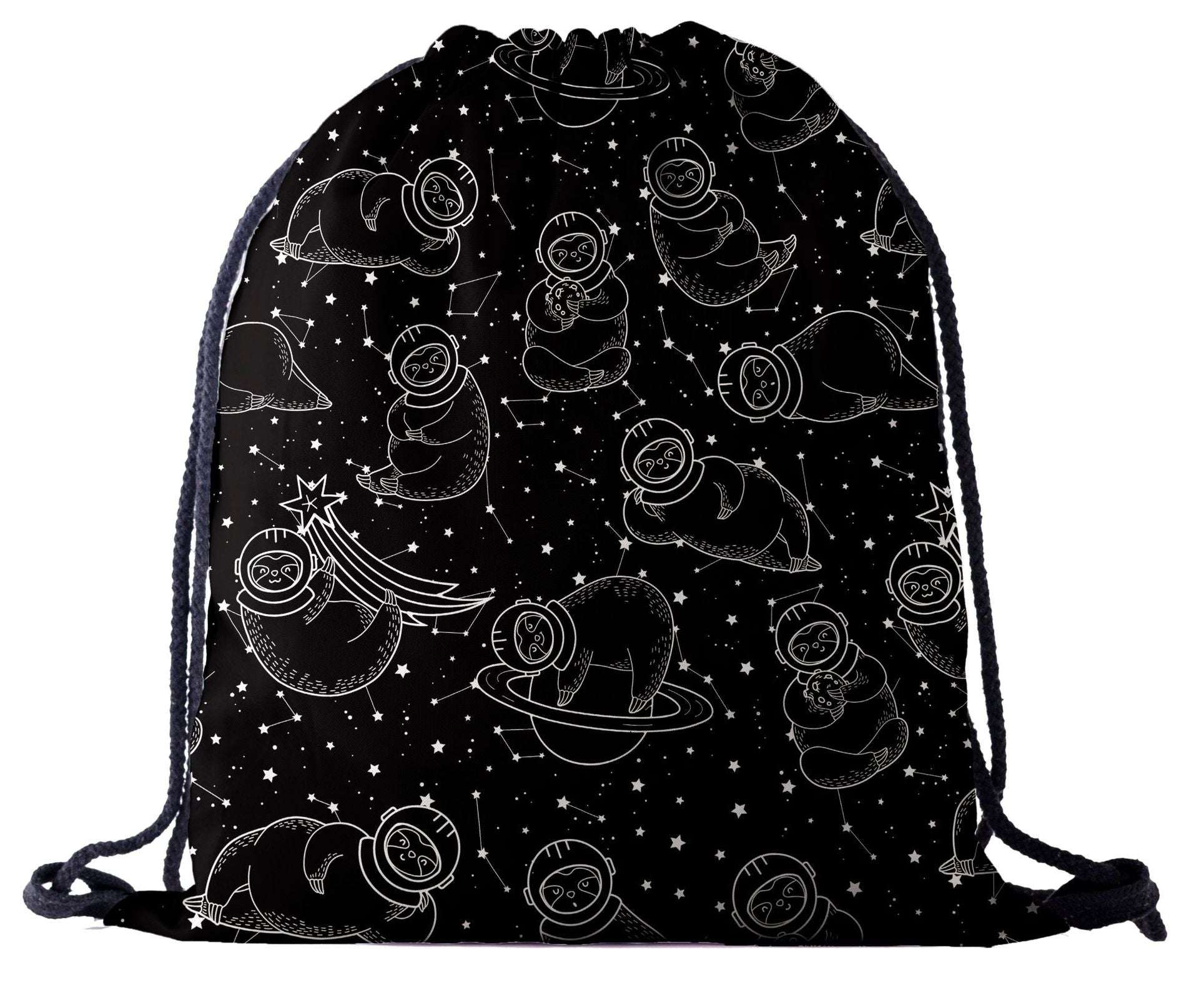 Sloth Series 3d Digital Print Drawstring Pocket Backpack