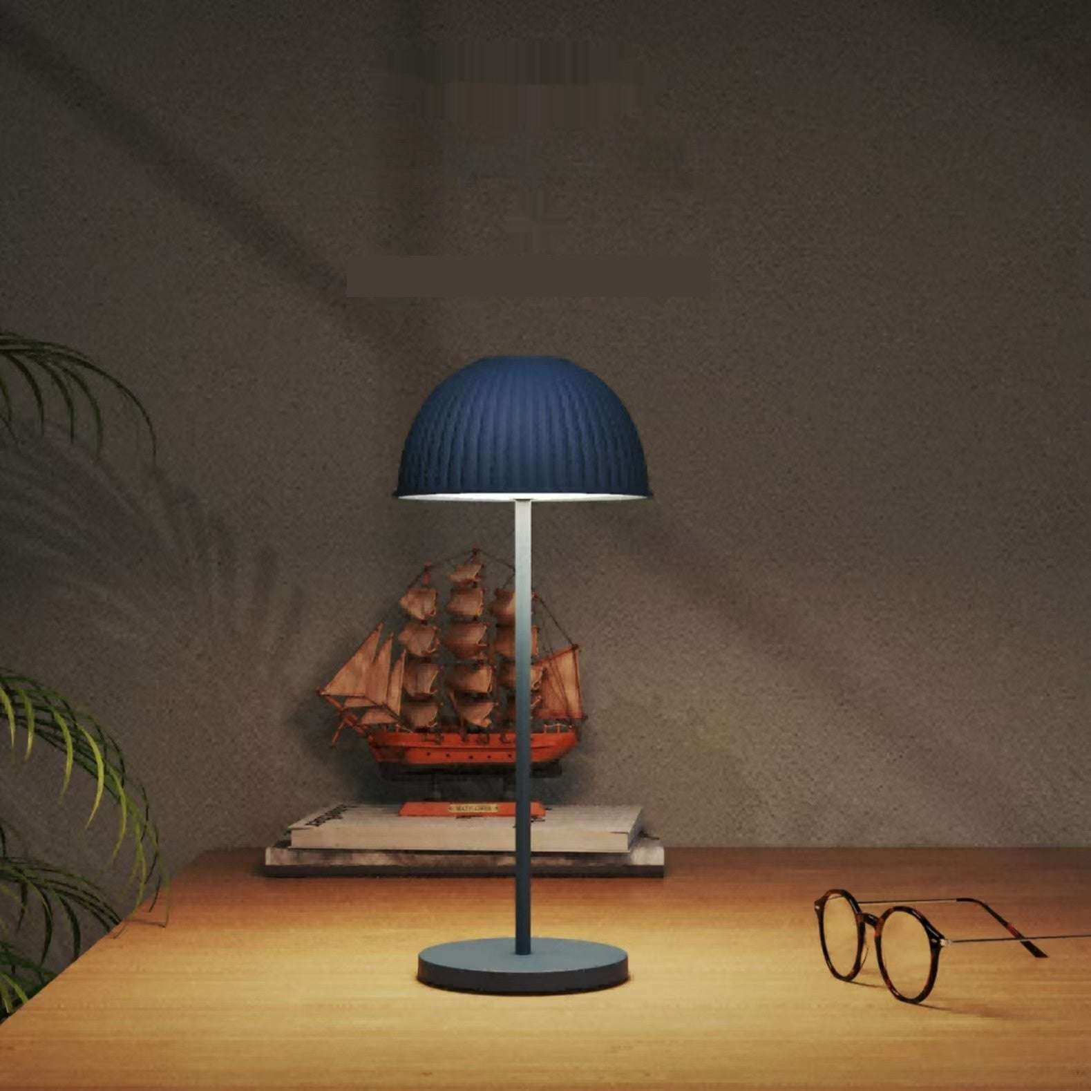 Creative Mushroom Shell Table Lamp Bedroom Bedside Lamp - globaltradeleader