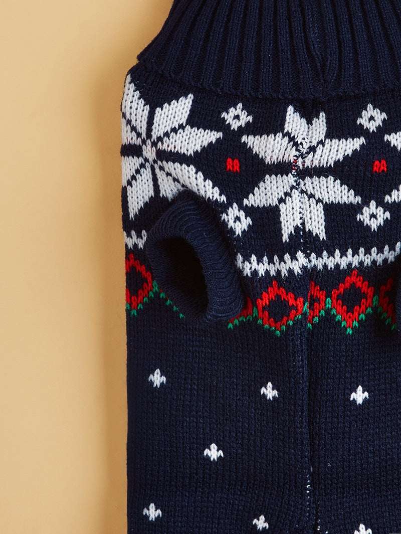 Christmas Deer Pet Knitted Sweater