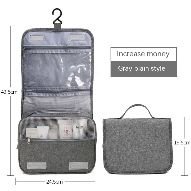 Waterproof Portable Travel Buggy Large Capacity Hanging Men's Toiletry  Storage Bag