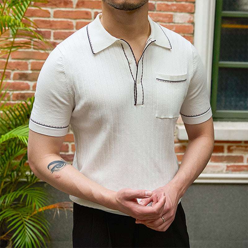 Casual Short-sleeved T-shirt Trendy Men - globaltradeleader
