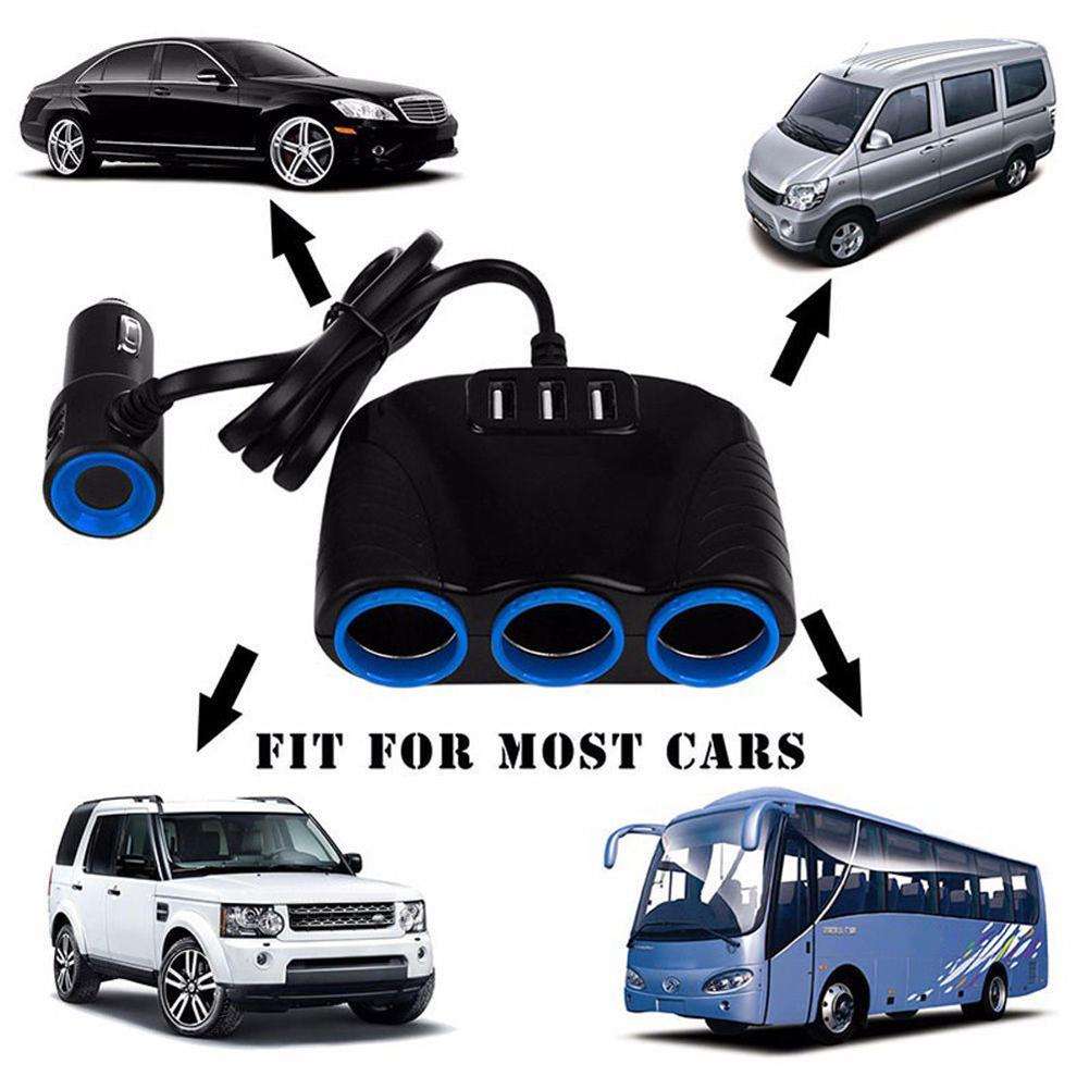 Car Cigarette Lighter Multifunctional Dual Usb120W High Power Mobile Phone Charging