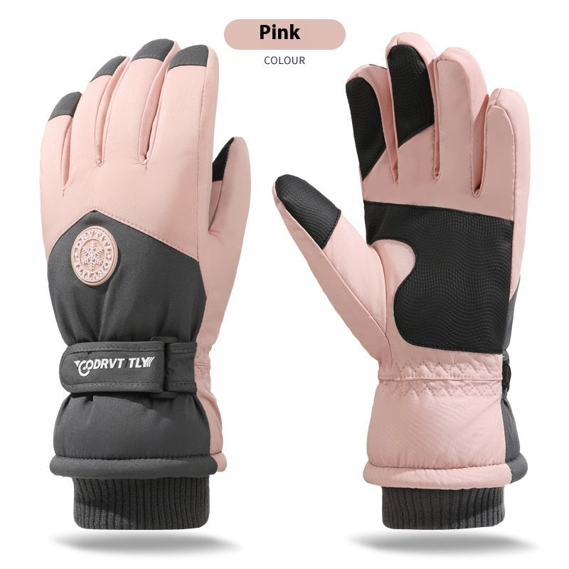 Skiing Gloves Winter Touch Screen Motorcycle Fleece-lined Warm - globaltradeleader