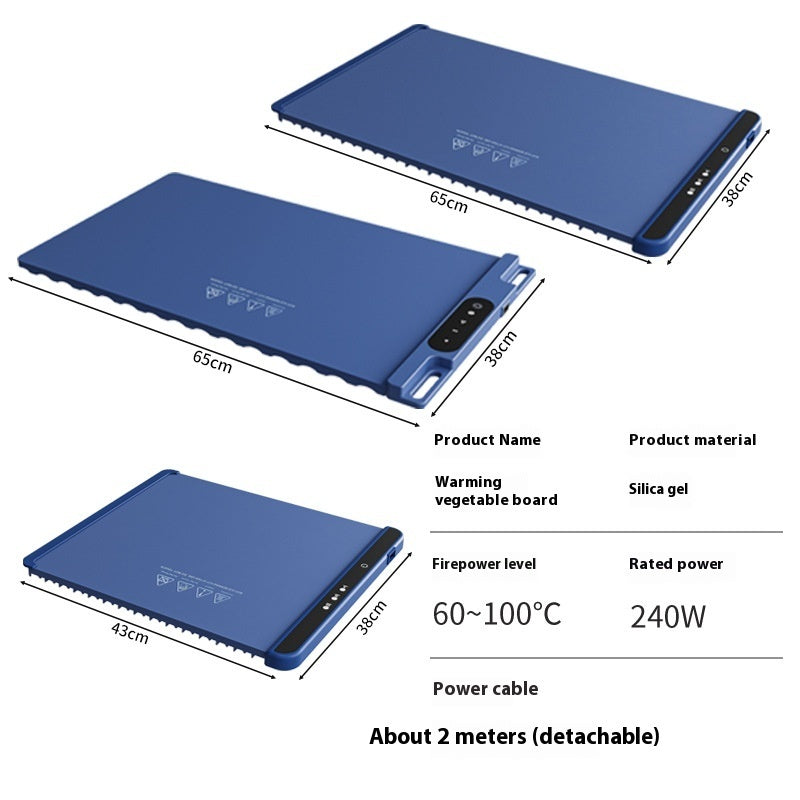 Foldable Flexible Dishes Warming Plate Artifact Household - globaltradeleader