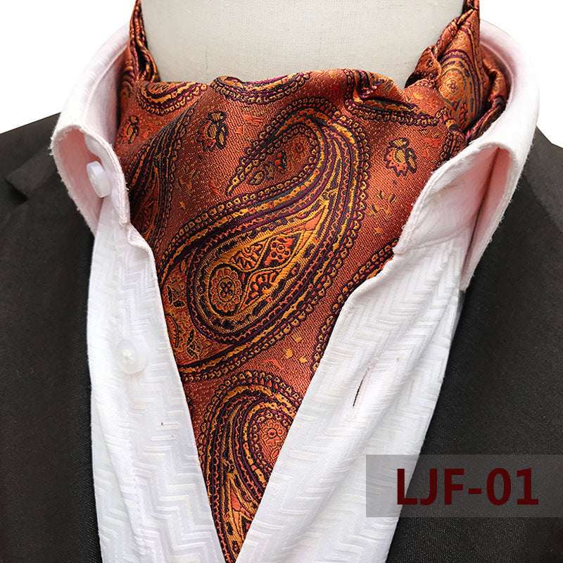 Men's Scarf Jacquard Polyester British - globaltradeleader