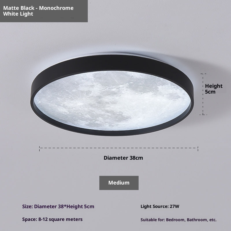Moon Bedroom Light Modern Creative Ceiling Lamp - globaltradeleader