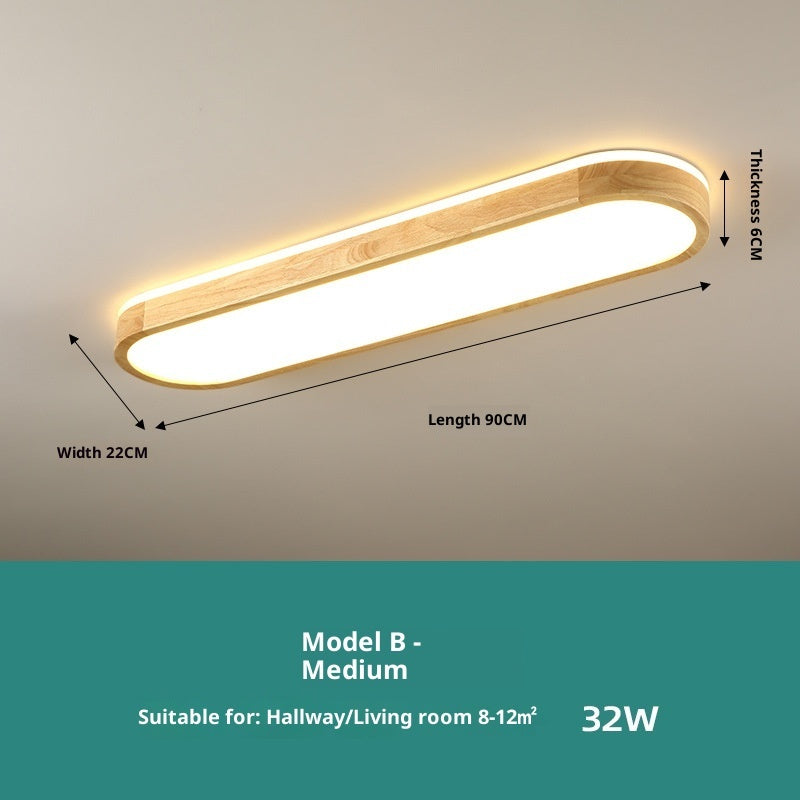 Puzzle Ceiling Lamp Strip Solid Wood Lamp - globaltradeleader