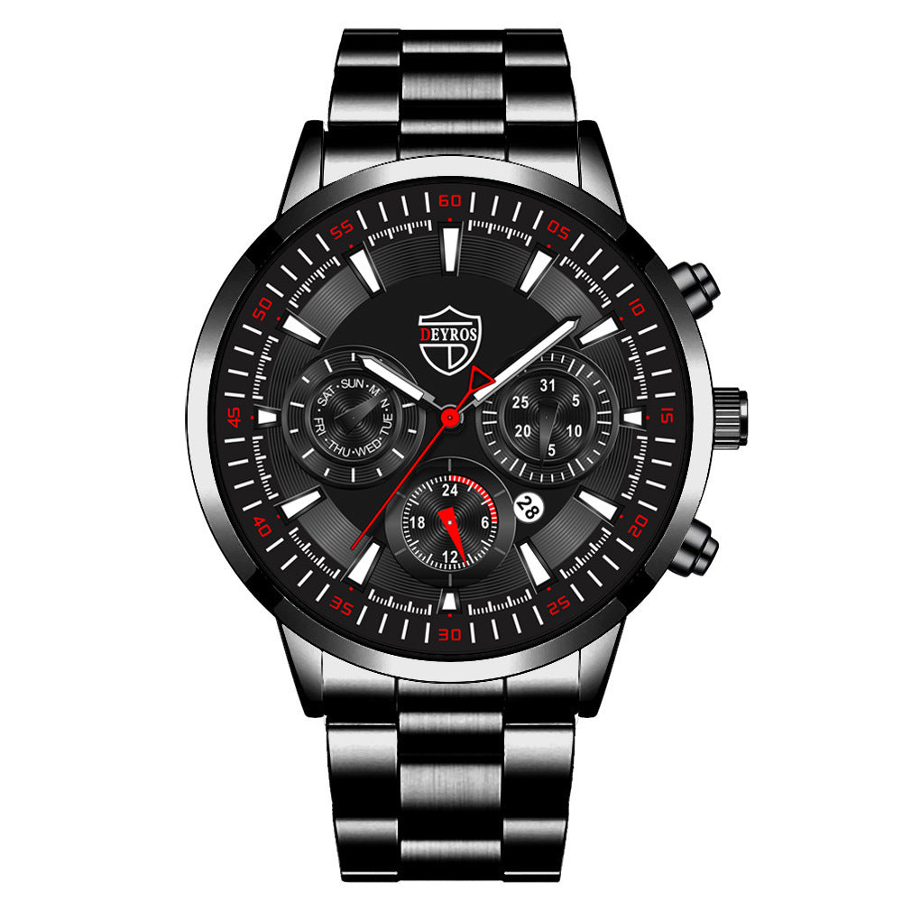 Fashion Men's Watch Fashion Luminous Calendar Watch Business Sports - globaltradeleader