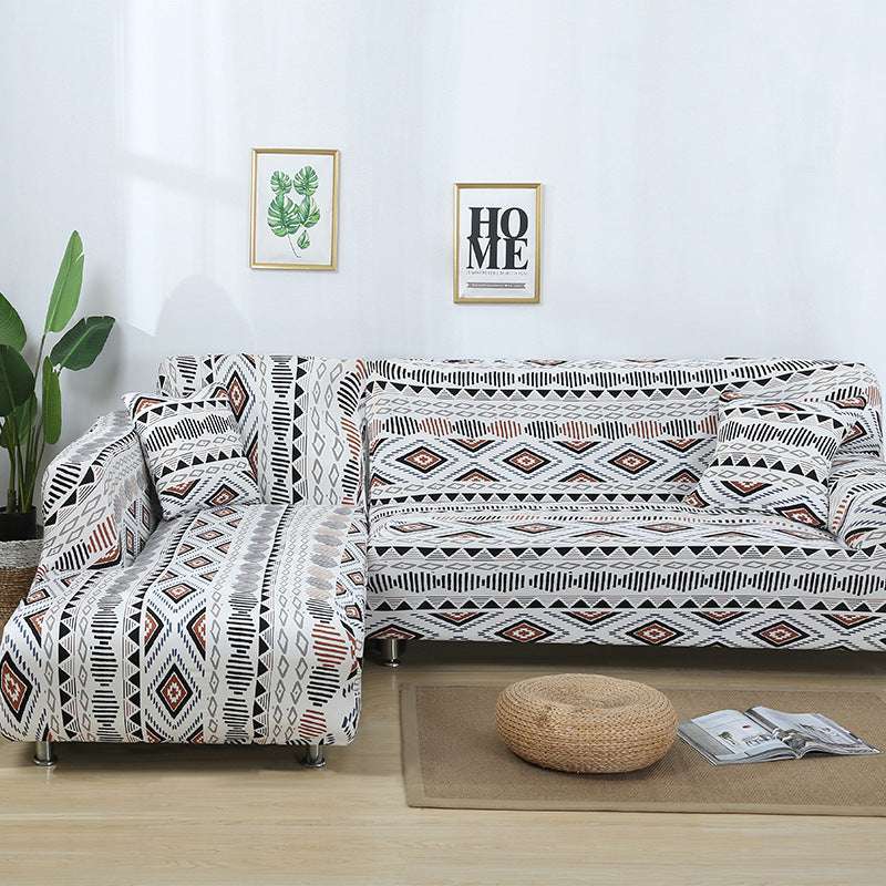 Home Fashion Stretch Print Modular Sofa Cover