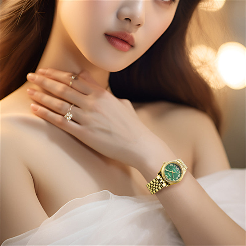 Children's Fashion Casual Alloy Belt Calendar Quartz Watch - globaltradeleader