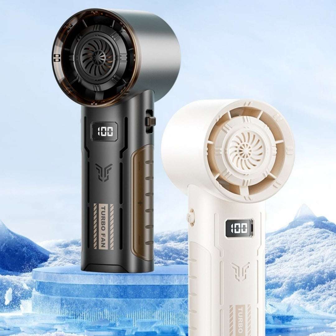 Large Wind Turbine Portable Handheld High-speed Fan - globaltradeleader