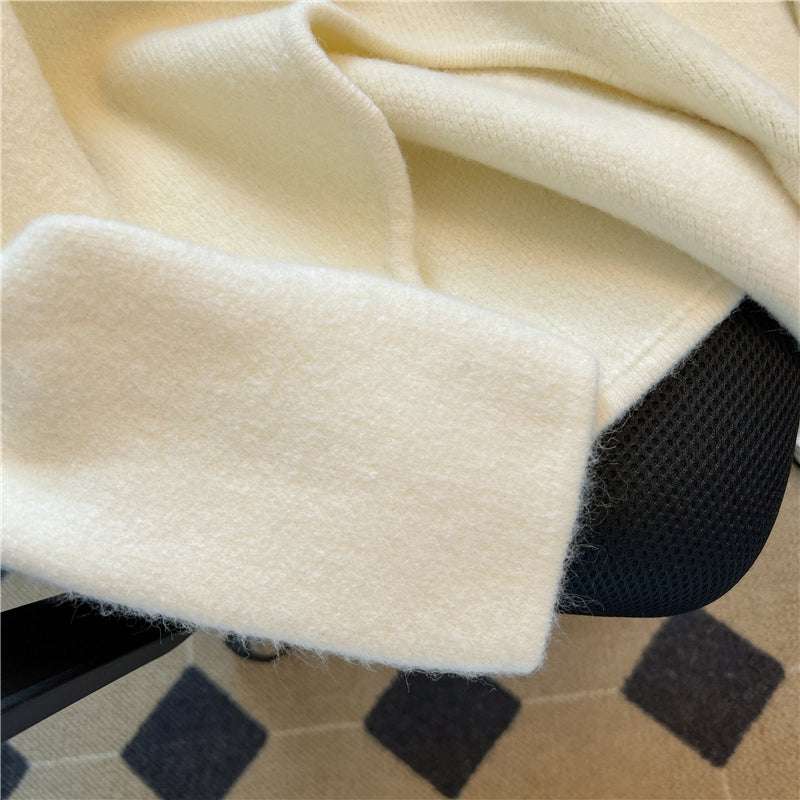 Soft Glutinous Raccoon Velvet Round Neck Sweater Female