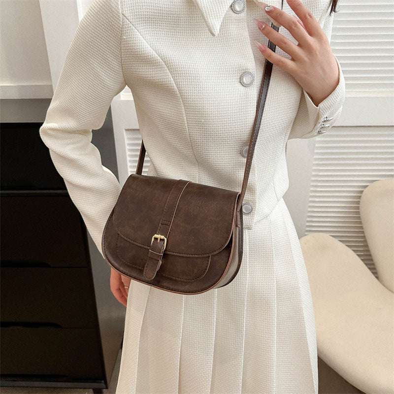 Women's Casual Fashion One Shoulder Saddle Bag - globaltradeleader