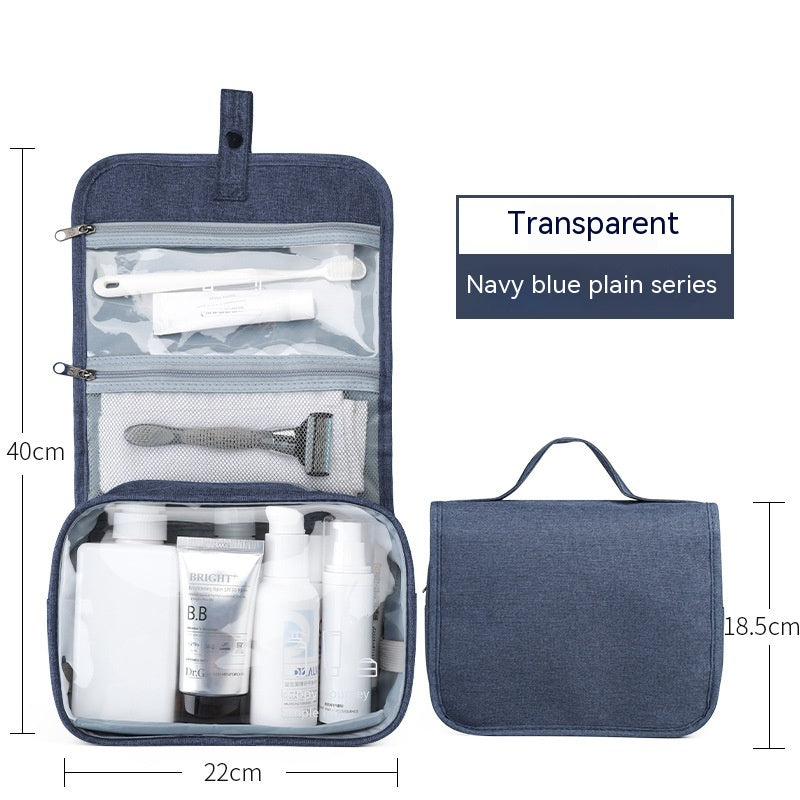 Waterproof Portable Travel Buggy Large Capacity Hanging Men's Toiletry  Storage Bag