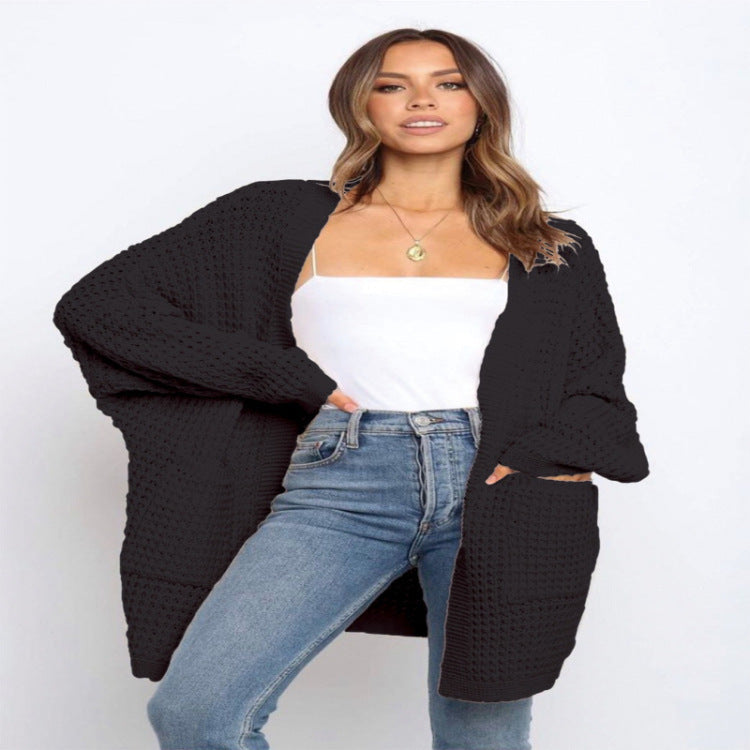 Women's New Style Knitwear Solid Color Long - globaltradeleader