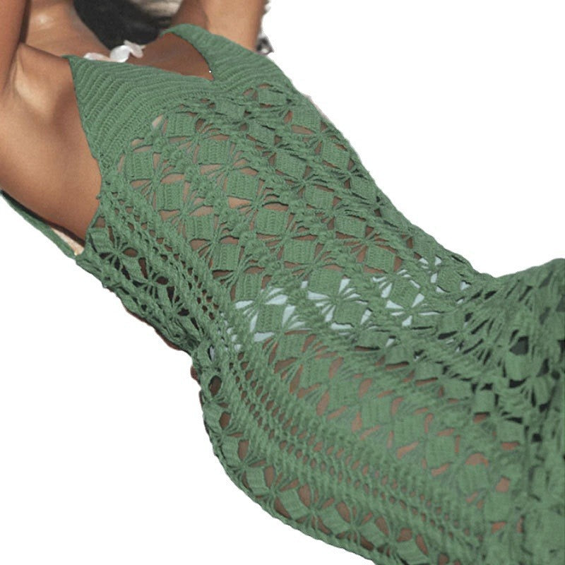 Bikini Strap Blouse Hollow-out Dress For Women - globaltradeleader