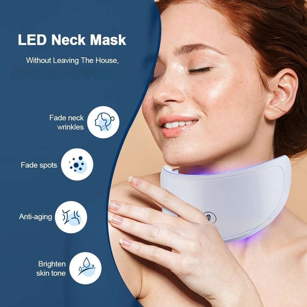 Neck Beauty Instrument Neck Colorful Light LED Import Fade Neck Pattern 7 Color Touch Style - globaltradeleader